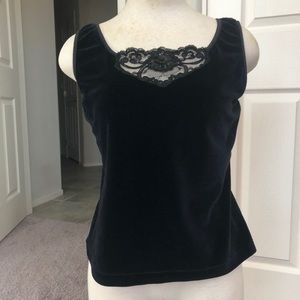 Cinema Etoile Vintage Velvet Cami Tank Top